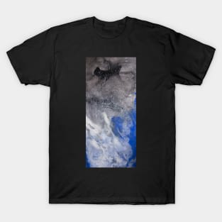 Abstract Pouring Rain Painting T-Shirt